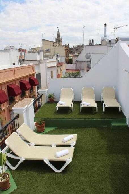 Casa Palacio Del Siglo XVIII En Centro Sevilla Экстерьер фото