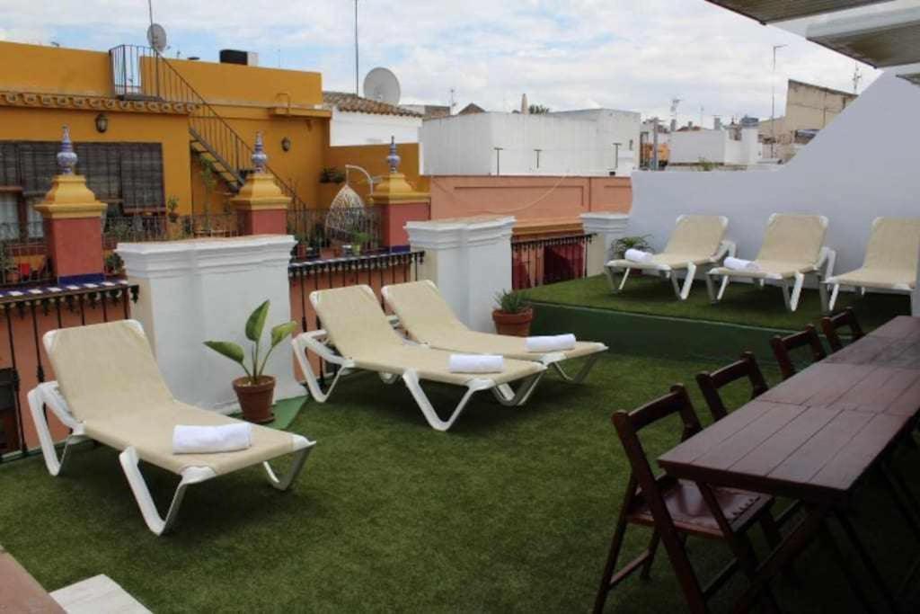 Casa Palacio Del Siglo XVIII En Centro Sevilla Экстерьер фото